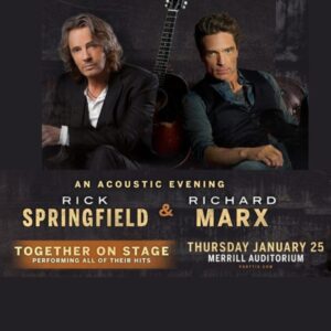 An Acoustic Evening with Rick Springfield & Richard Marx @ Merrill Auditorium | Portland | Maine | United States