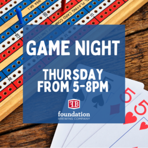 Game Night at Foundation Brewing @ Foundation Brewing Company | Portland | Maine | United States