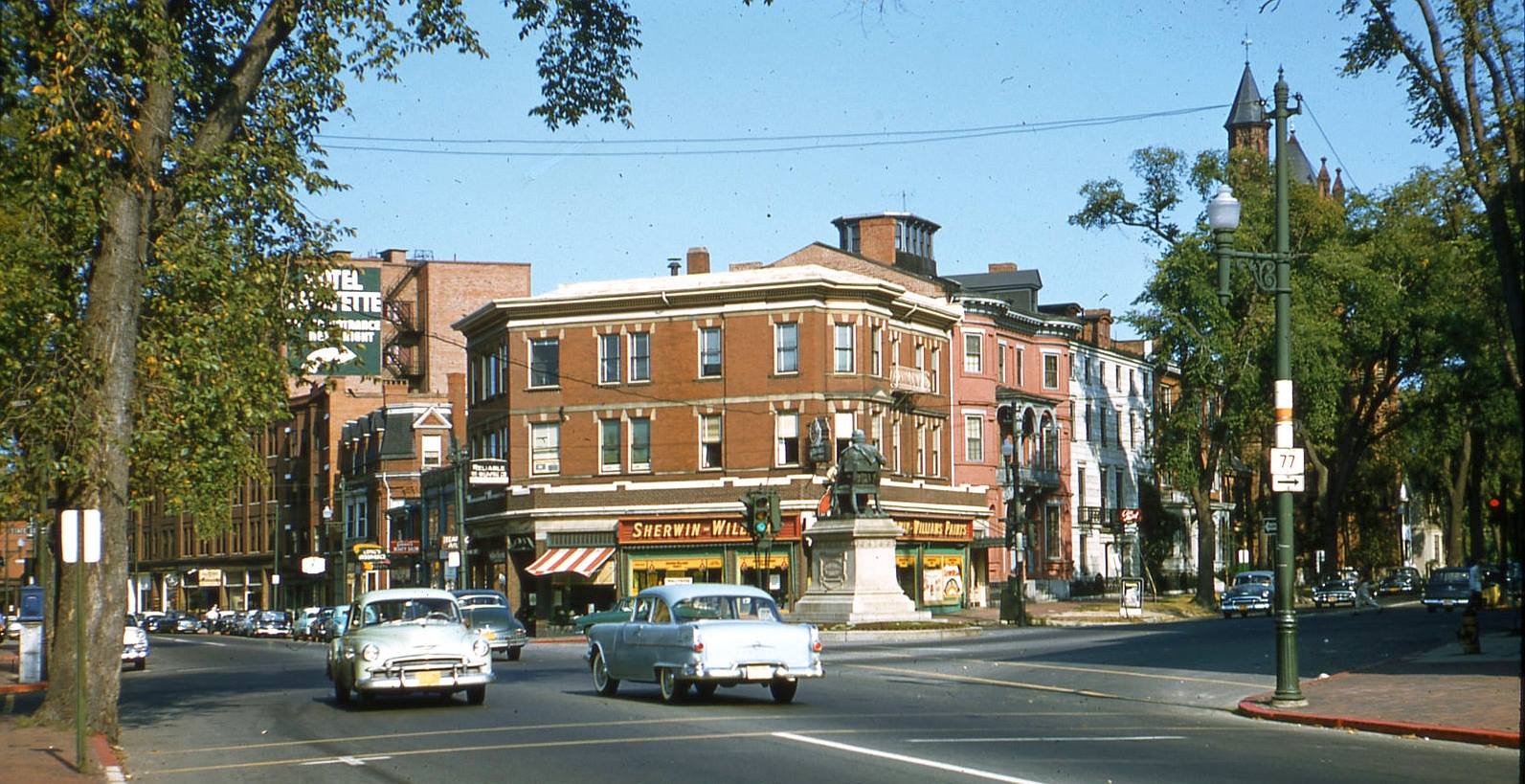 Longfellow Square in the 1950s
